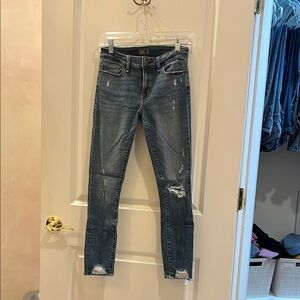 Abercrombie & Fitch Blue Ankle Jeans
